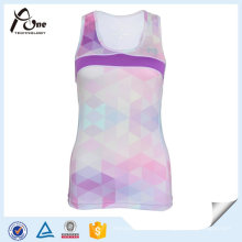 Sublimação Impresso Wrestling Sports Singlet for Women